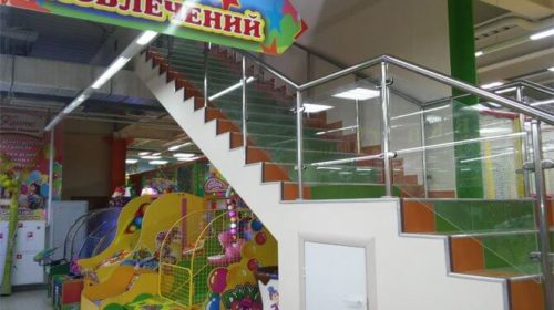 ограждение из стекла